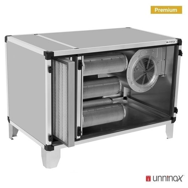 Exhaust air purification plant - 2000 m3/h