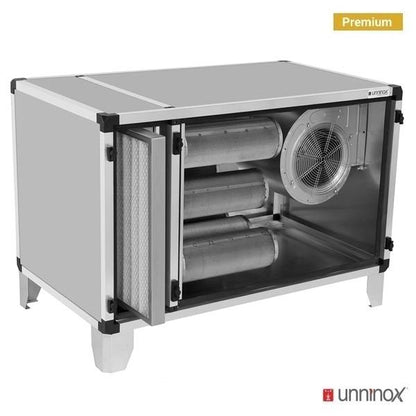 Exhaust air purification plant - 2000 m3/h