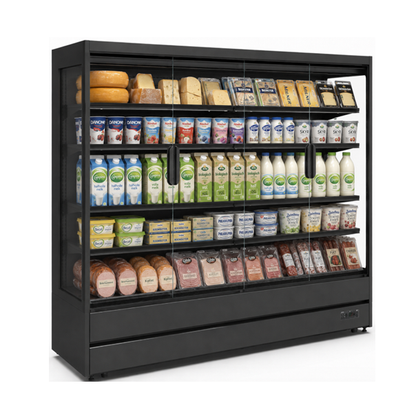Wandkoelmeubel LUCA 2.5 – Professionele Open Display Koeling
