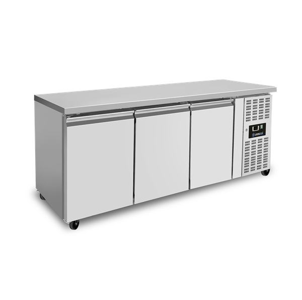 Koelwerkbank – 3 Deuren – Zonder Achteropstand – 1790 × 700 × 850 mm