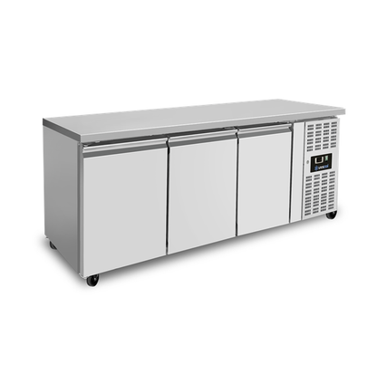 Koelwerkbank – 3 Deuren – Zonder Achteropstand – 1790 × 700 × 850 mm