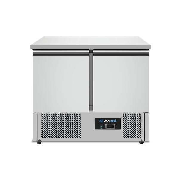 Koelwerkbank | 2 Deuren (1/1 GN) | +2°C tot +8°C | 90 × 70 × 85 (H) cm