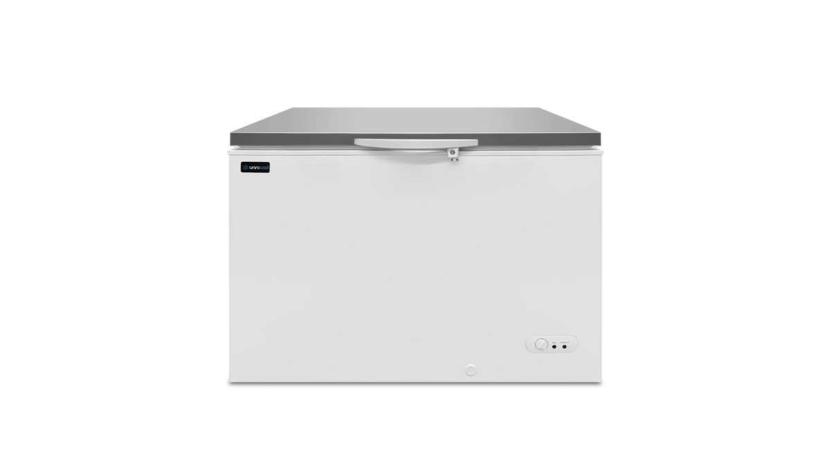 Vrieskist 358 Liter – Wit met RVS Deksel – -18°C tot -25°C
