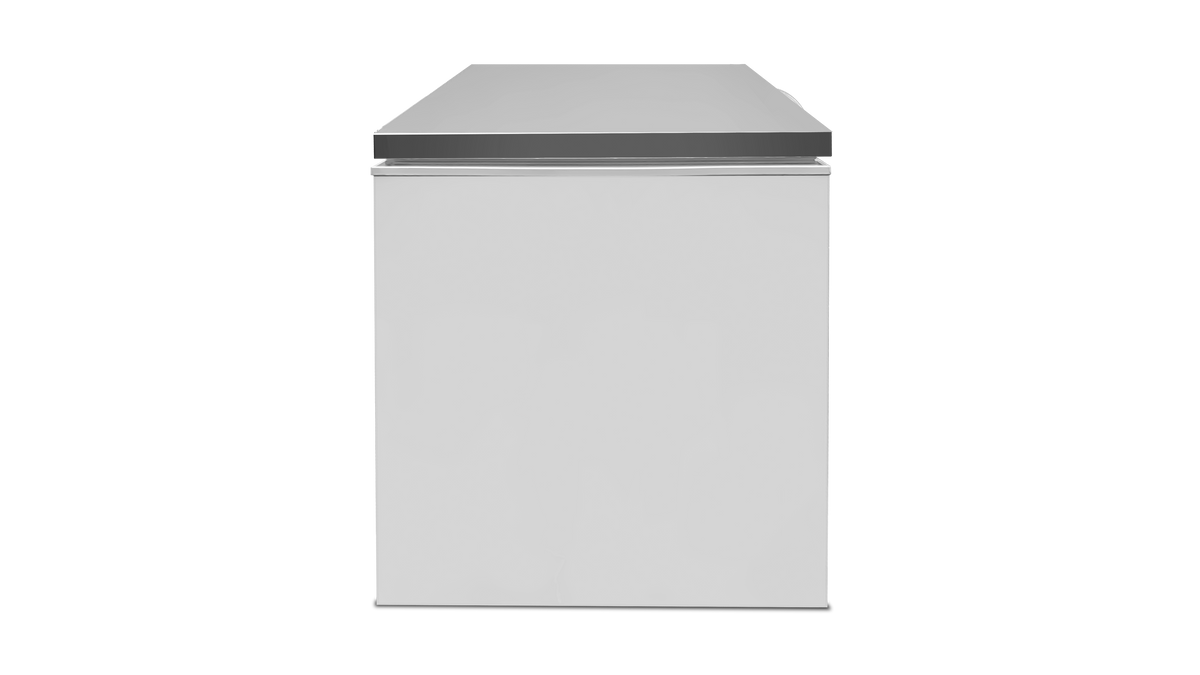 Vrieskist 358 Liter – Wit met RVS Deksel – -18°C tot -25°C