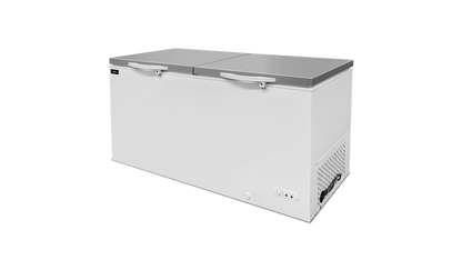 Vrieskist 558 Liter – Wit met RVS Deksel – -18°C tot -25°C