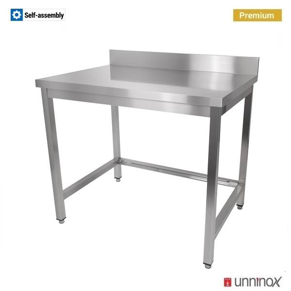 Arbeitstisch – Tiefe 700 mm, mit Aufkantung, ohne Grundboden – 180 × 70 × 85 cm