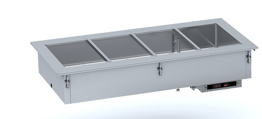 EINBAU BAIN-MARIE 4/1 - AUTOMATISCHE WASSERBEFÜLLUNG