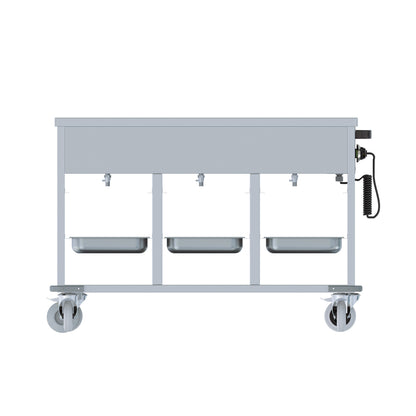 BAIN-MARIE WAGEN 3/1.