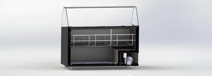 SPEISEISVITRINE TENERIFE SCHWARZ 10X5 LTR