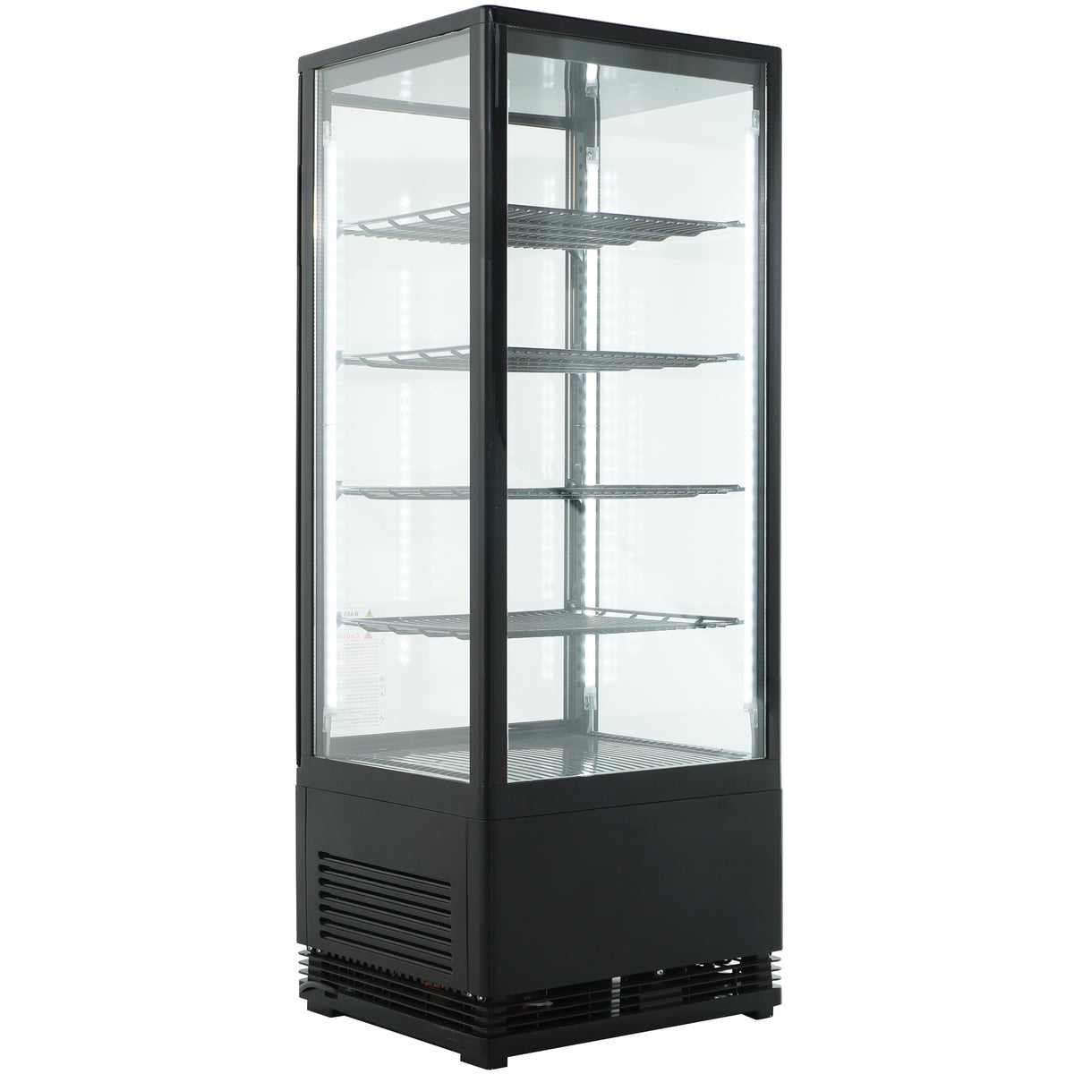 KÜHLVITRINE 98L SCHWARZ