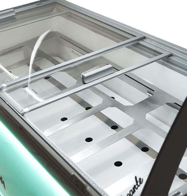SPEISEISVITRINE CURACAO 10X5 LTR