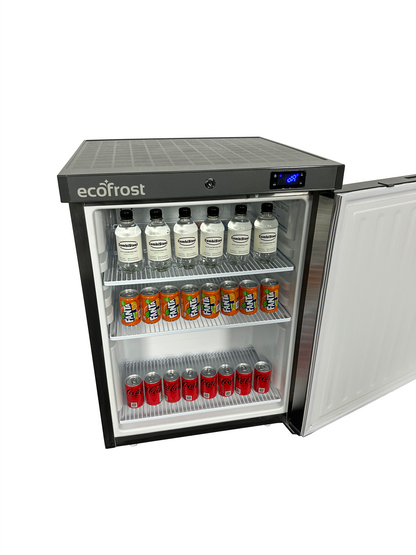 KÜHLSCHRANK EDELSTAHL 1 TÜR 200L
