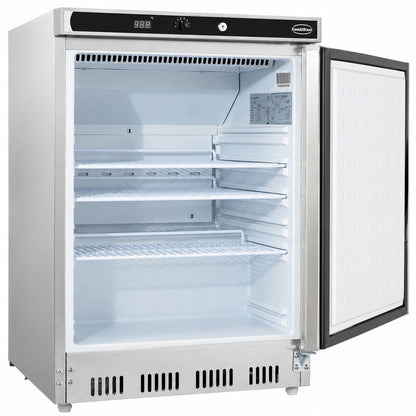 KÜHLSCHRANK EDELSTAHL 1 TÜR