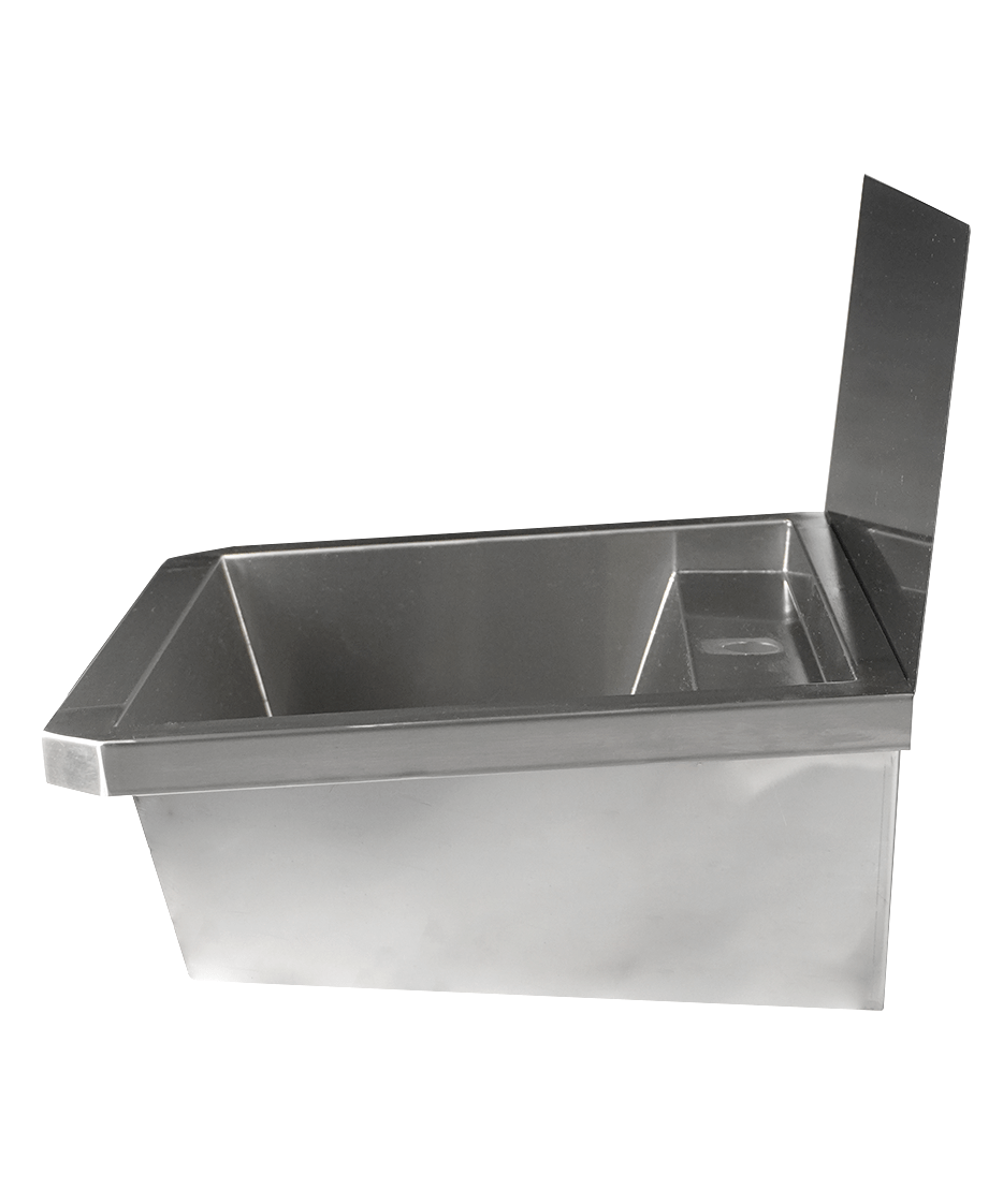 EDELSTAHL WASCHBECKEN 1 ABLASSHAHN 600MM
ABLAUFSTOPFEN UND SCHUTZWAND INKLUSIVE, EXKLUSIV HAHN