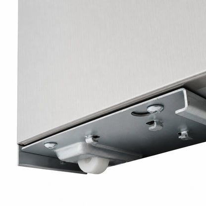 KÜHLSCHRANK EDELSTAHL 1 TÜR