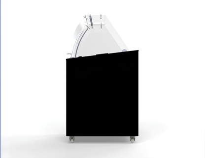 SPEISEISVITRINE CORSICA SCHWARZ 6X5 LT