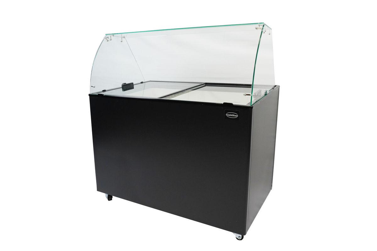 SPEISEISVITRINE JAVA SCHWARZ 8x5 LTR