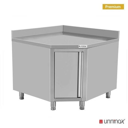 Werktafel Hoekmodel Met Deur + Opstand 1000 × 600 mm