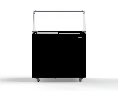 SPEISEISVITRINE CORSICA SCHWARZ 6X5 LT