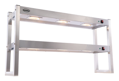AUFSATZBORD HALOGEN BEHEIZT 2 STUFIG 1200 SELBSTMONTAGE