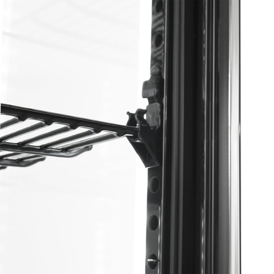 KÜHLVITRINE 68L SCHWARZ
