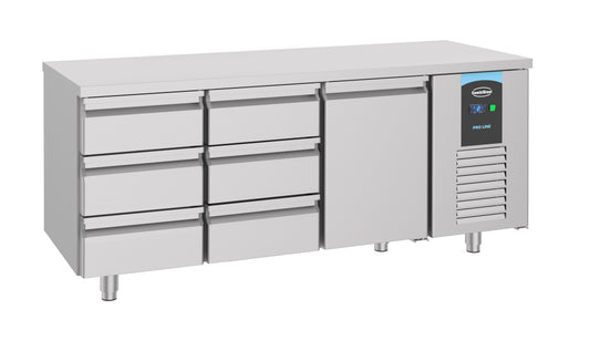 700 KÜHLTISCH 1 TÜR 6 SCHUBLADEN ENERGY LINE