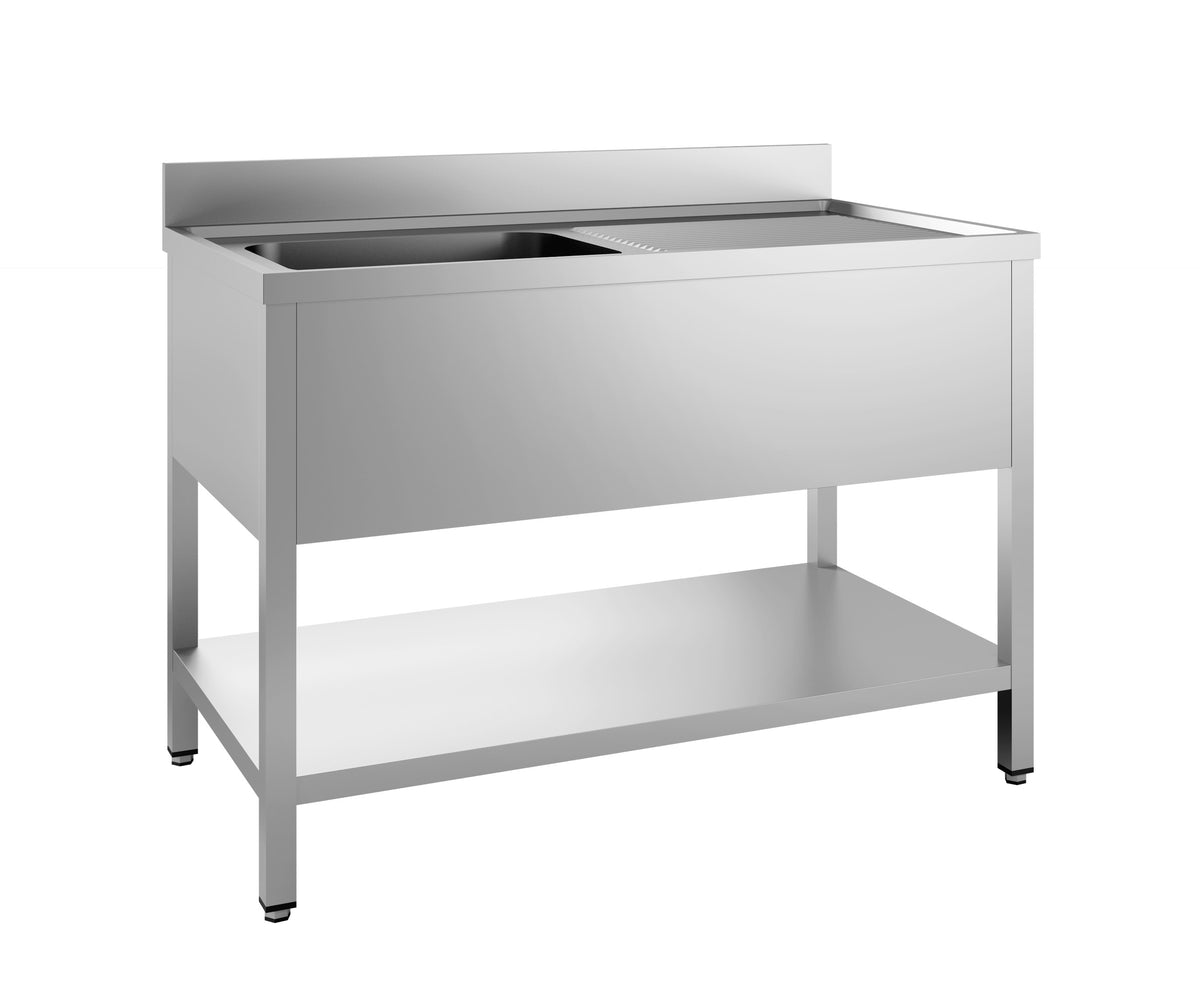 700 SPÜLTISCH GRUNDBODEN DEMONTABEL 1 LINKS 1200