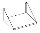 MIKROWELLE WANDREGAL FÜR 7455.1660