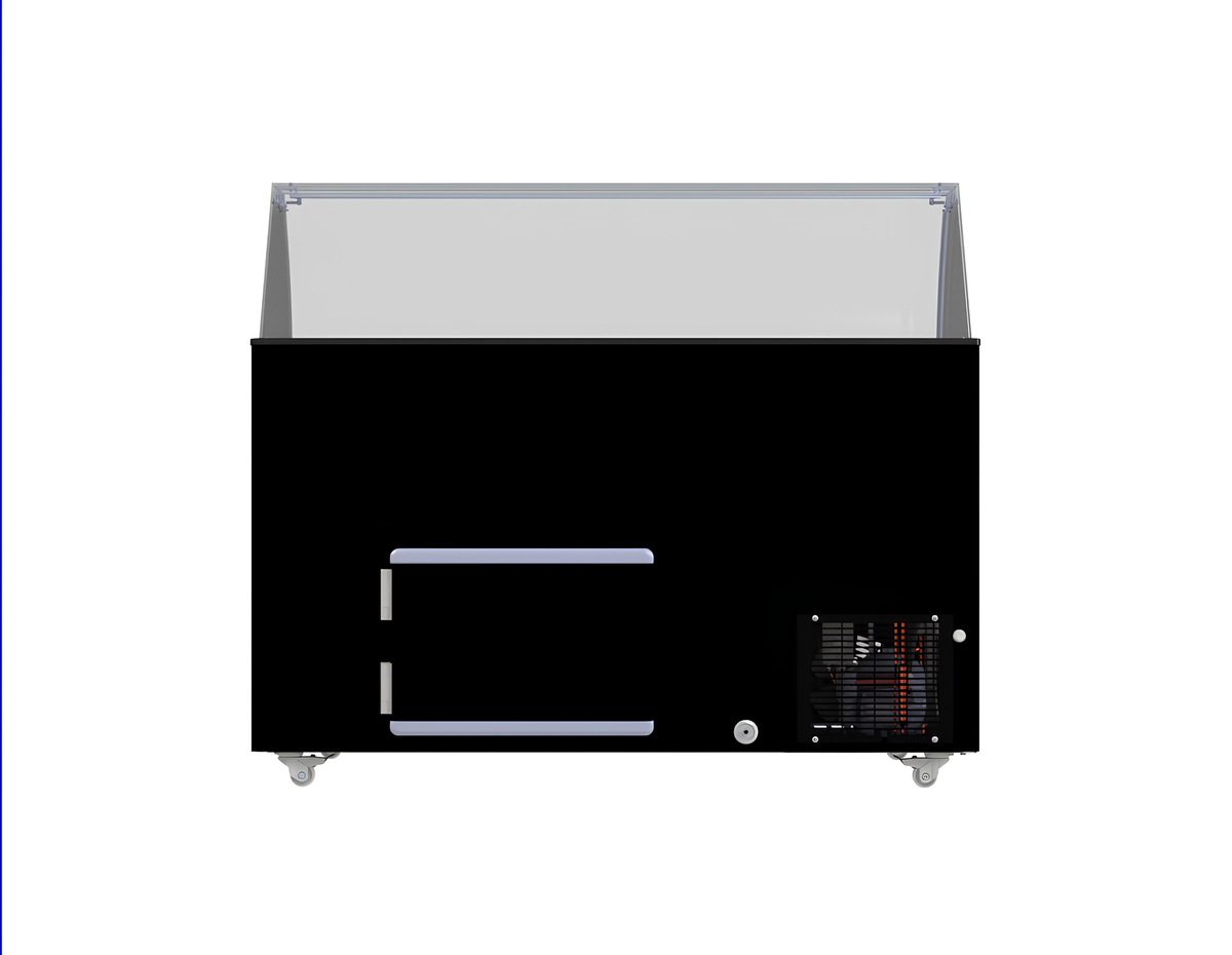SPEISEISVITRINE TENERIFE SCHWARZ 10X5 LTR