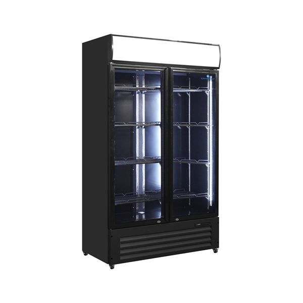 Professionele Display Koelkast 900 Liter met 2 Glazen Deuren