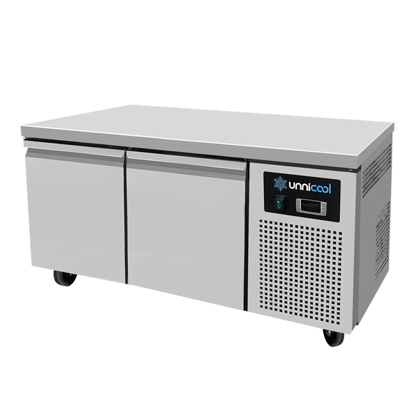 Koelwerkbank | Laag Model | 2 Laden (1/1 GN) | 1210 × 700 × 600 (H) mm