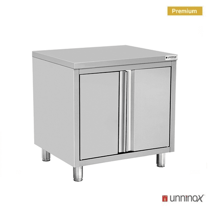Arbeitsschrank – Tiefe 600 mm, ohne Aufkantung – 900 × 600 × H 850 mm