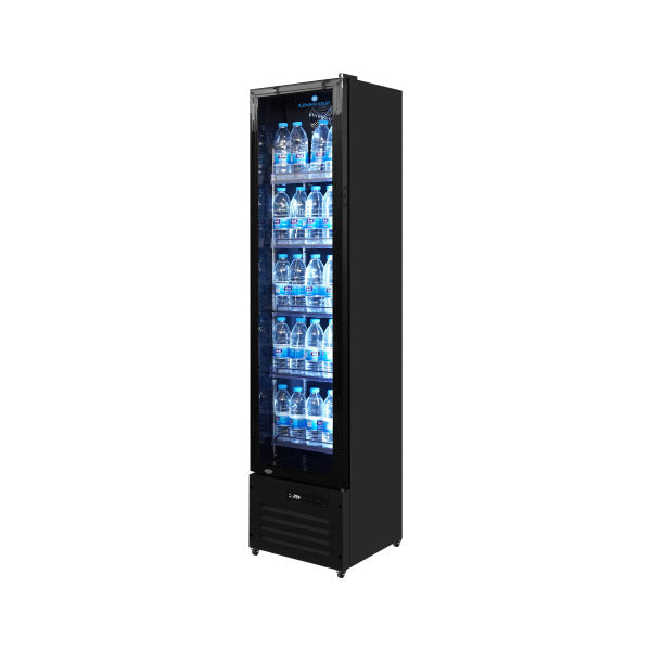 Smalle Display Koelkast 164 Liter met Glazen Deur –