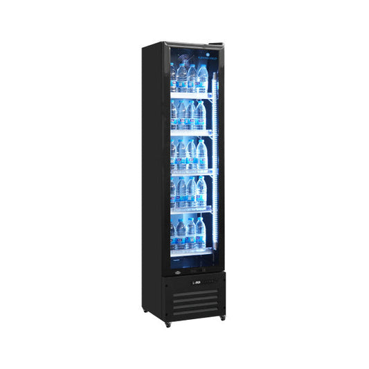 Smalle Display Koelkast 164 Liter met Glazen Deur –