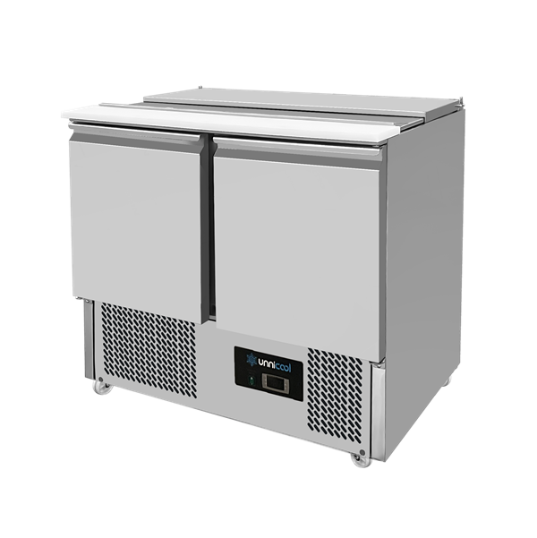 Saladette | Statische Koeling Met Ventilatorondersteuning | 900 × 700 × 870 (H) mm