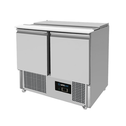Saladette | Statische Koeling Met Ventilatorondersteuning | 900 × 700 × 870 (H) mm