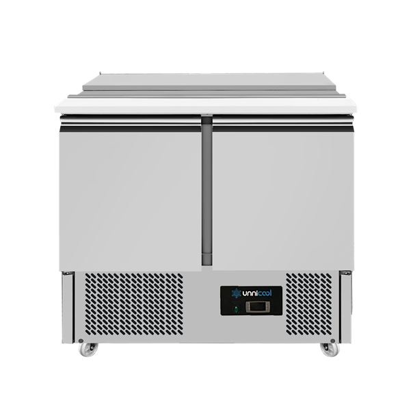 Saladette | Statische Koeling Met Ventilatorondersteuning | 900 × 700 × 870 (H) mm
