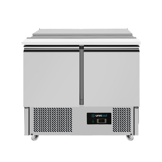 Saladette | Statische Koeling Met Ventilatorondersteuning | 900 × 700 × 870 (H) mm