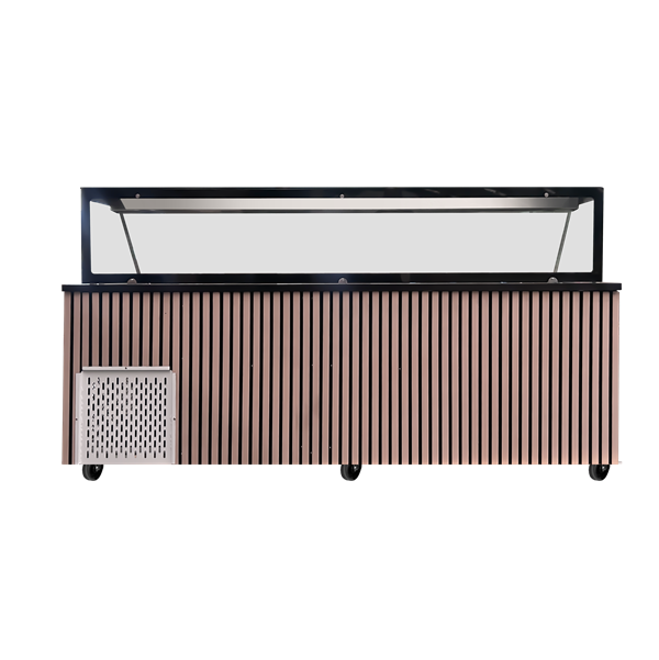 Saladette Werkbank – Capaciteit 6 × GN 1/1 – 223 × 82 × 85,5 cm