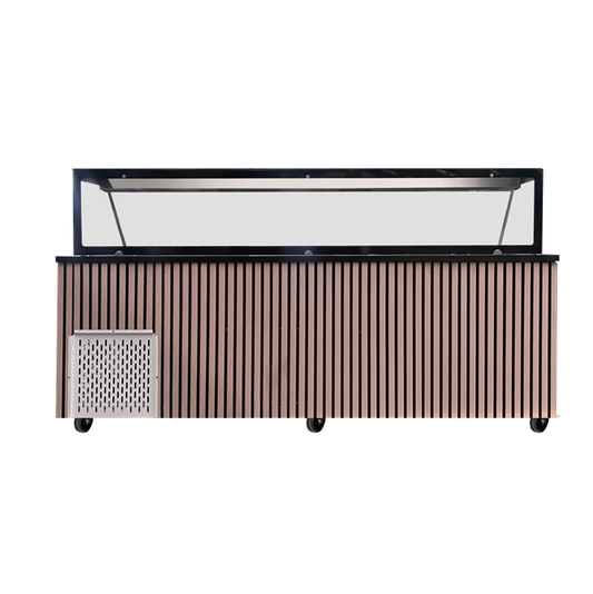 Saladette Werkbank – Capaciteit 6 × GN 1/1 – 223 × 82 × 85,5 cm