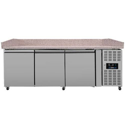 Pizzawerkbank – 3 Deuren – 202 × 80 × 100 cm