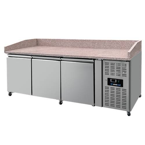 Pizzawerkbank – 3 Deuren – 202 × 80 × 100 cm