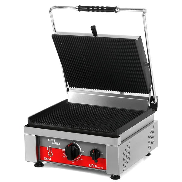 Professionele Contactgrill Geribbeld – 360x300 mm