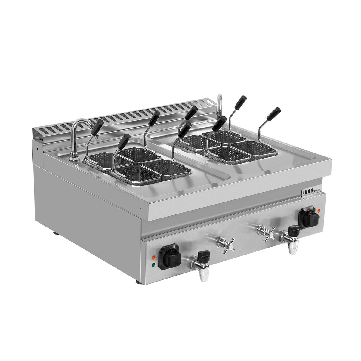 Elektrische Pastakoker – 2 × 12 L – Tafelmodel