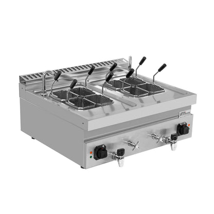 Elektrische Pastakoker – 2 × 12 L – Tafelmodel