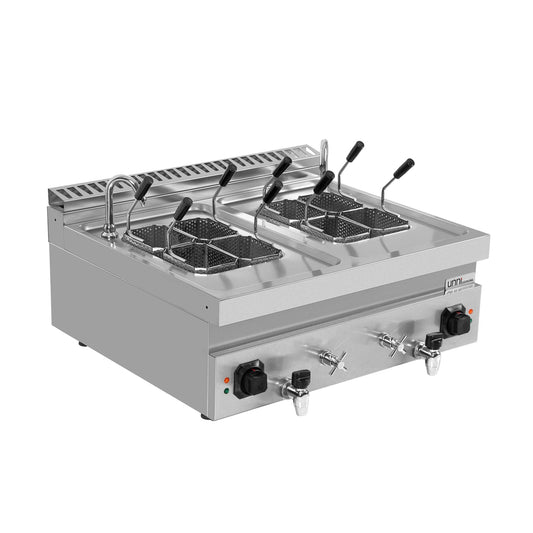 Elektrische Pastakoker – 2 × 12 L – Tafelmodel
