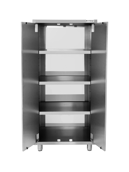 Tableware cupboard - 800x600x1800mm - 2 hinged door