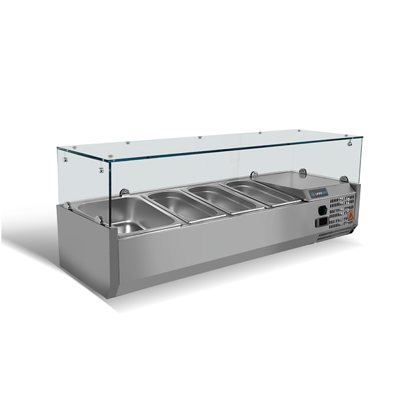 Gekoelde Opzetvitrine – 1200 mm