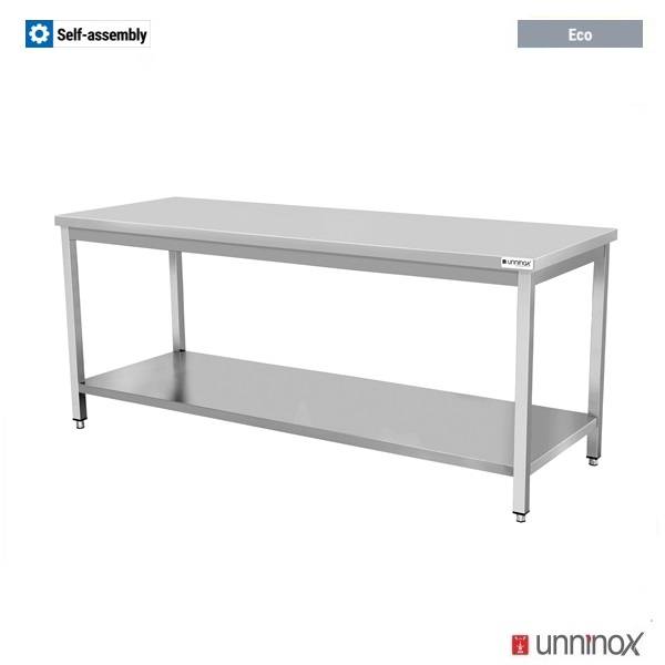 Arbeitstisch – Tiefe 700 mm, ohne Aufkantung – 1400 × 700 × 850 mm