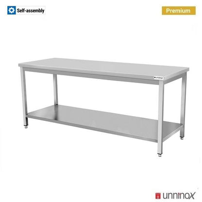 Arbeitstisch – Tiefe 700 mm, ohne Aufkantung – 70 × 70 × 85 cm